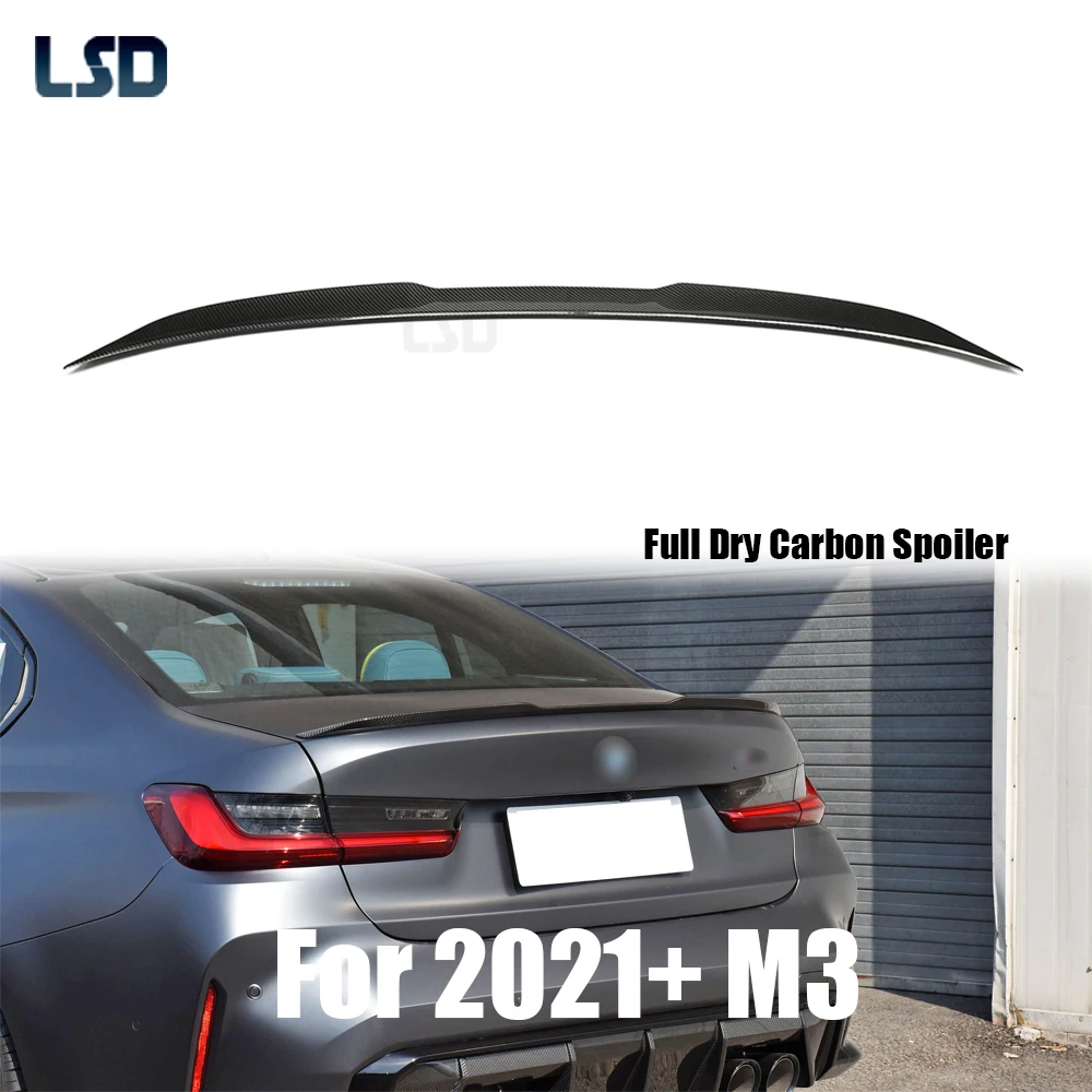 For BMW 2021+ M3 G80 The 3 Series G20 Real Dry Carbon Fiber Rear Trunk Spoiler Wings Forged M3 Style Competition Parts
For BMW 2021+ M3 G80 The 3 Series G20 Real Dry Carbon Fiber Rear Trunk Spoiler Wings Forged M3 Style Competition Parts