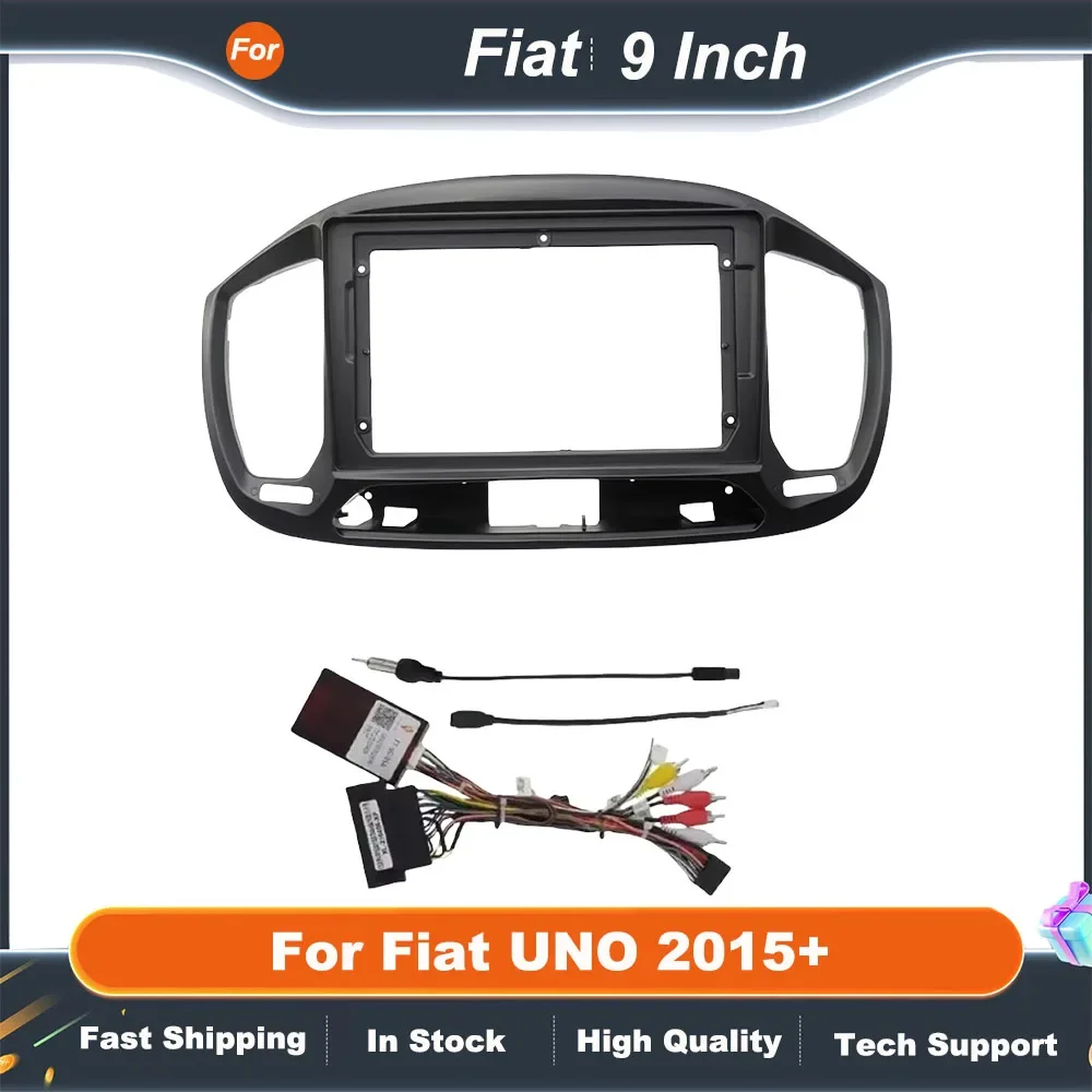 9 Inch Car Radio Fascia Frame for Fiat UNO 2015+ Android Dash Panel Kit with Canbus Box Installation Adapter
9 Inch Car Radio Fascia Frame for Fiat UNO 2015+ Android Dash Panel Kit with Canbus Box Installation Adapter