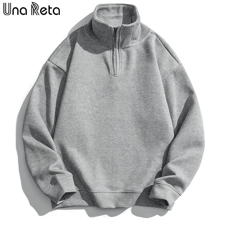 Una Reta Sweatshirt Men Spring New Fashion Hip-Hop Half Zipper Design Men Casual Harajuku Solid Couples Sweatshirts
Una Reta Sweatshirt Men Spring New Fashion Hip-Hop Half Zipper Design Men Casual Harajuku Solid Couples Sweatshirts