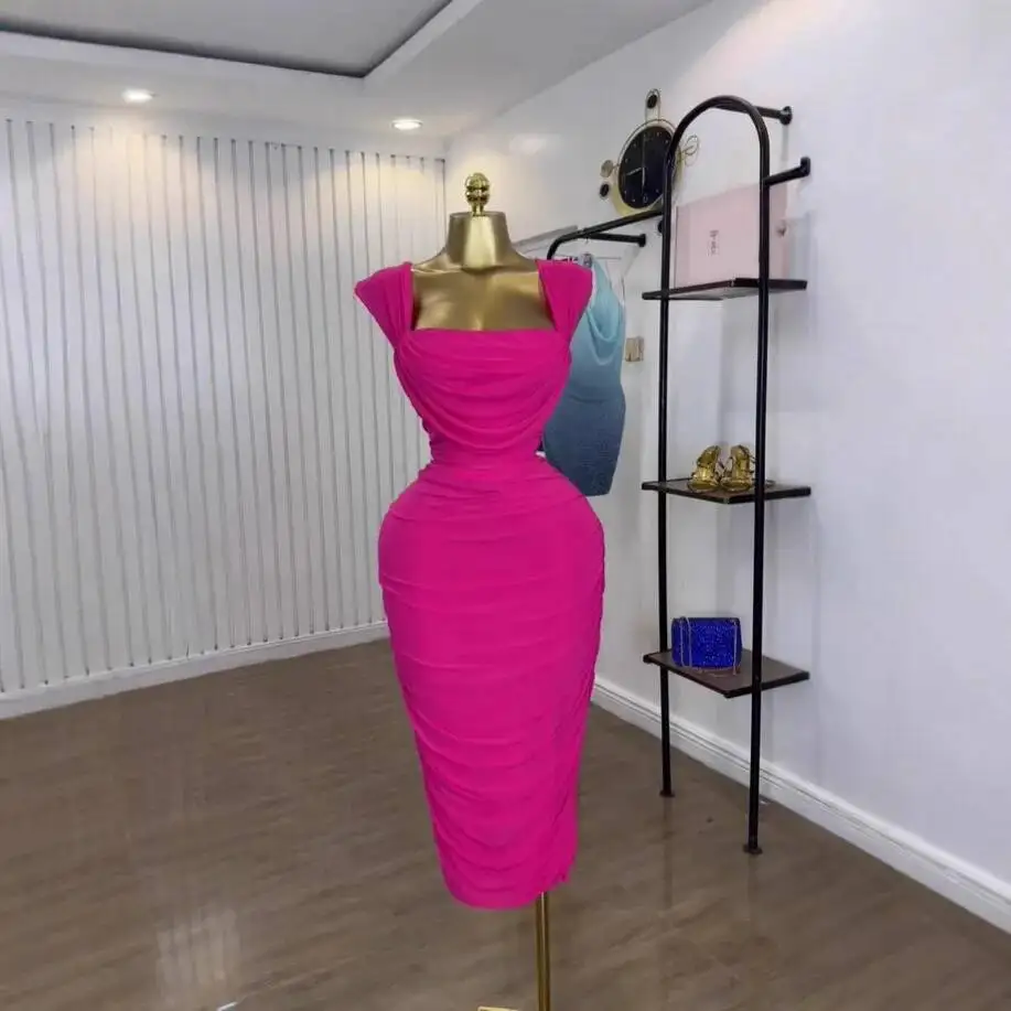 Women's Sleeveless Strap Ruched Top And Skirt Set In Rose Red, Elegant And Slimming For Parties
Women's Sleeveless Strap Ruched Top And Skirt Set In Rose Red, Elegant And Slimming For Parties
