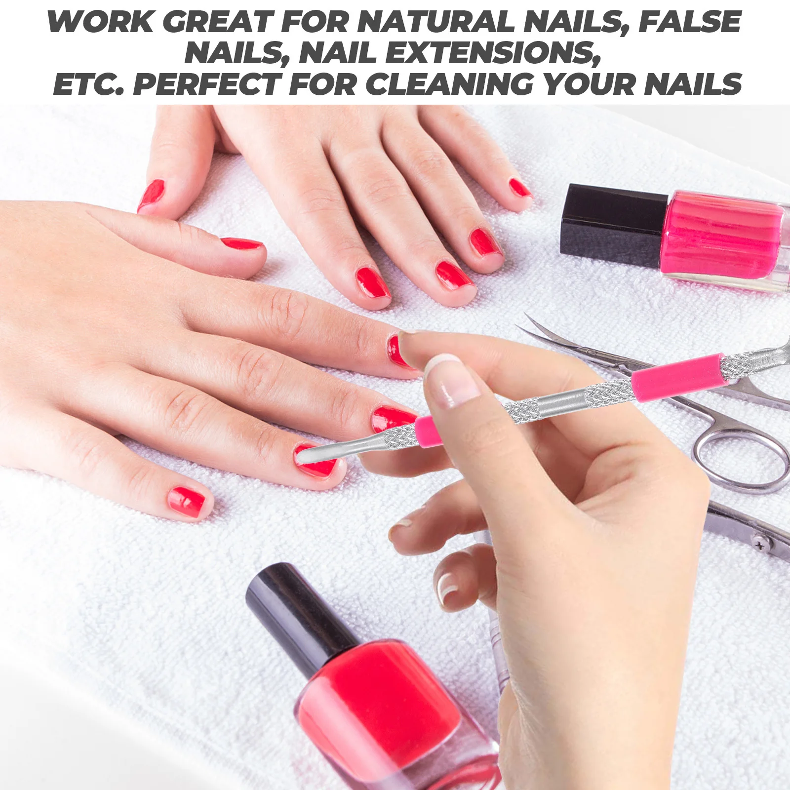 Набор инструментов для ногтей, 6 шт., металлический толкатель для удаления кутикулы для маникюра, педикюра, снятия гель-лака, идеальный салон или DIY дизайн ногтей дома
Набор инструментов для ногтей, 6 шт., металлический толкатель для удаления кутикулы для маникюра, педикюра, снятия гель-лака, идеальный салон или DIY дизайн ногтей дома
