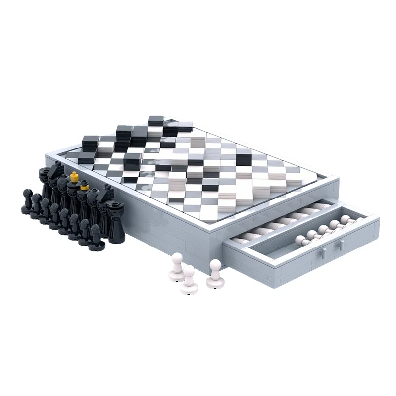 933PCS MOC Creative Model Kingdom Hearts Alba Ater Chess Small Building Blocks Assembly Building Blocks Display Birthday Gift
933PCS MOC Creative Model Kingdom Hearts Alba Ater Chess Small Building Blocks Assembly Building Blocks Display Birthday Gift
