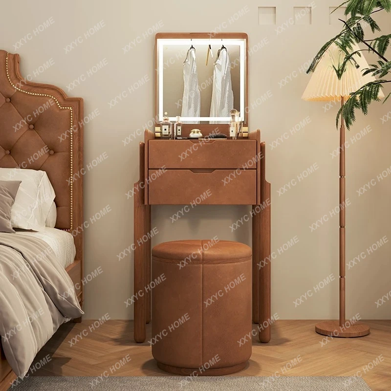 Solid wood table dresser integrated medium and ancient style simple small apartment mahogany core wood two-in-one dressing table
Solid wood table dresser integrated medium and ancient style simple small apartment mahogany core wood two-in-one dressing table