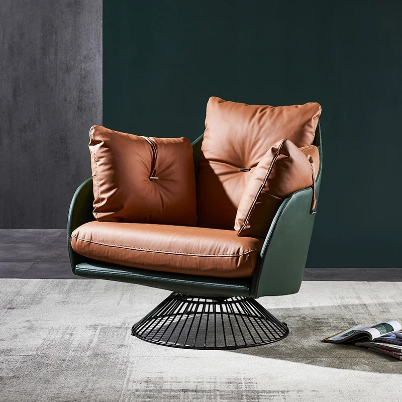 YZ Leather Lounge Chair Simple Modern Living Room Nordic Single Seat Sofa
YZ Leather Lounge Chair Simple Modern Living Room Nordic Single Seat Sofa