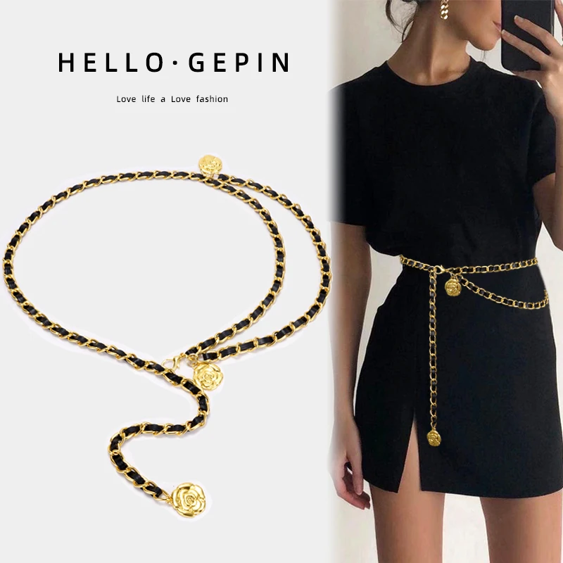 X6068 Lady Waist Belt Women's Waist Chain Waistbelt Girls Summer Decoration Girldle with Dress New Metal Chain Metal Belt
X6068 Lady Waist Belt Women's Waist Chain Waistbelt Girls Summer Decoration Girldle with Dress New Metal Chain Metal Belt