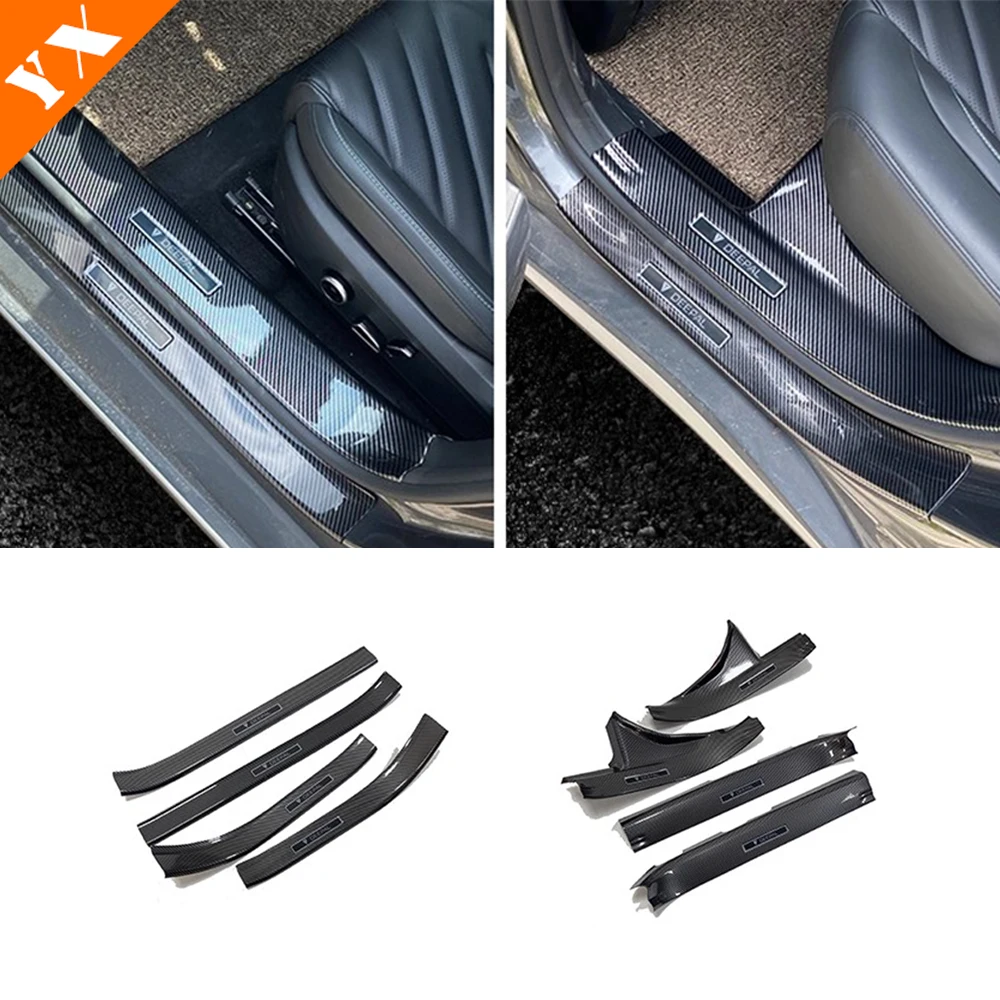 2024 2025 2026 For changan deepal SL03 accessories Plastic Carbon Car Door Sill, Welcome Pedal, Car Rear Guard, Trunk Guard
2024 2025 2026 For changan deepal SL03 accessories Plastic Carbon Car Door Sill, Welcome Pedal, Car Rear Guard, Trunk Guard