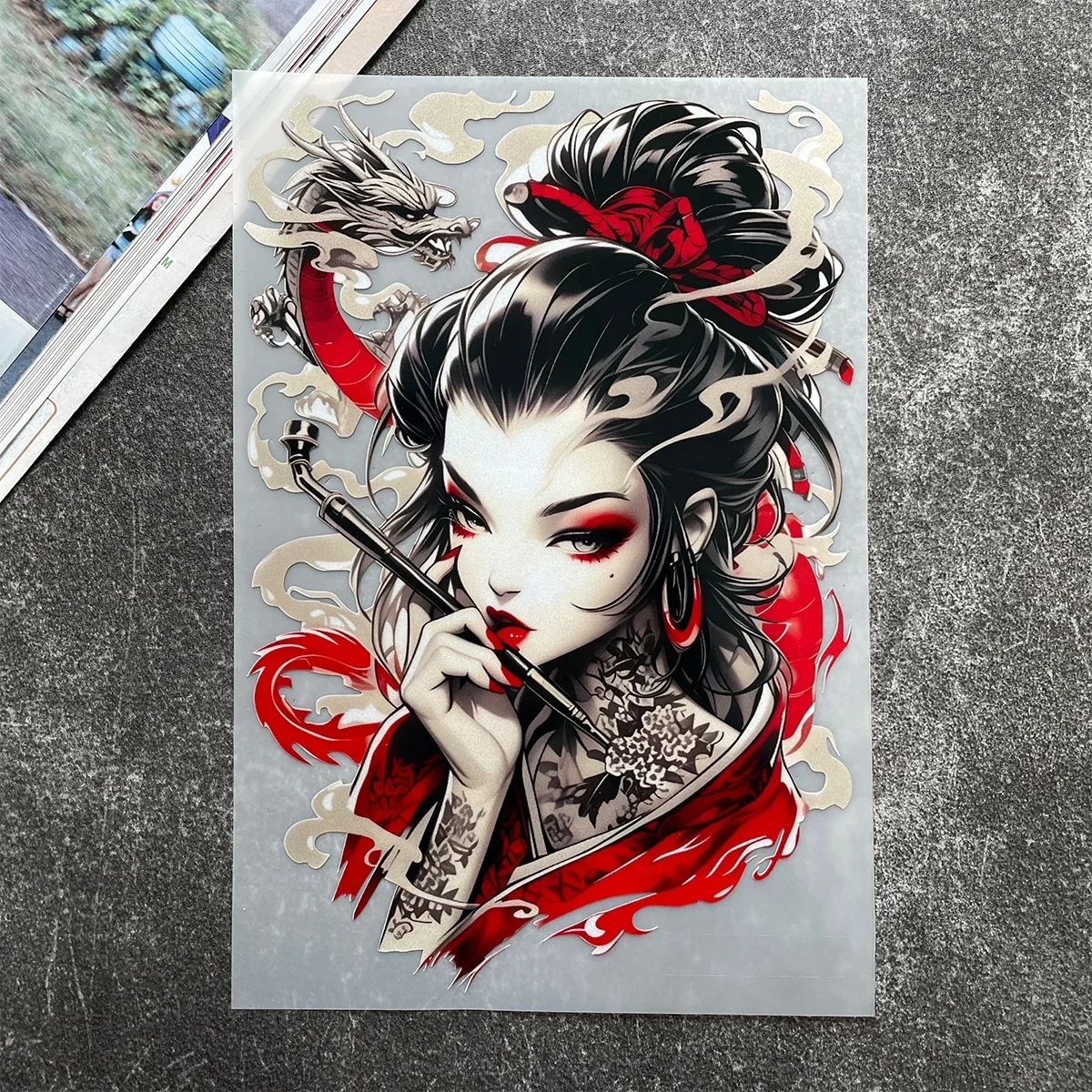 JDM Geisha Reflective Motorcycle Stickers Moto Auto Body Windshield Helmet Vinyl Decals Accessories for Honda Yamaha Kawasaki
JDM Geisha Reflective Motorcycle Stickers Moto Auto Body Windshield Helmet Vinyl Decals Accessories for Honda Yamaha Kawasaki