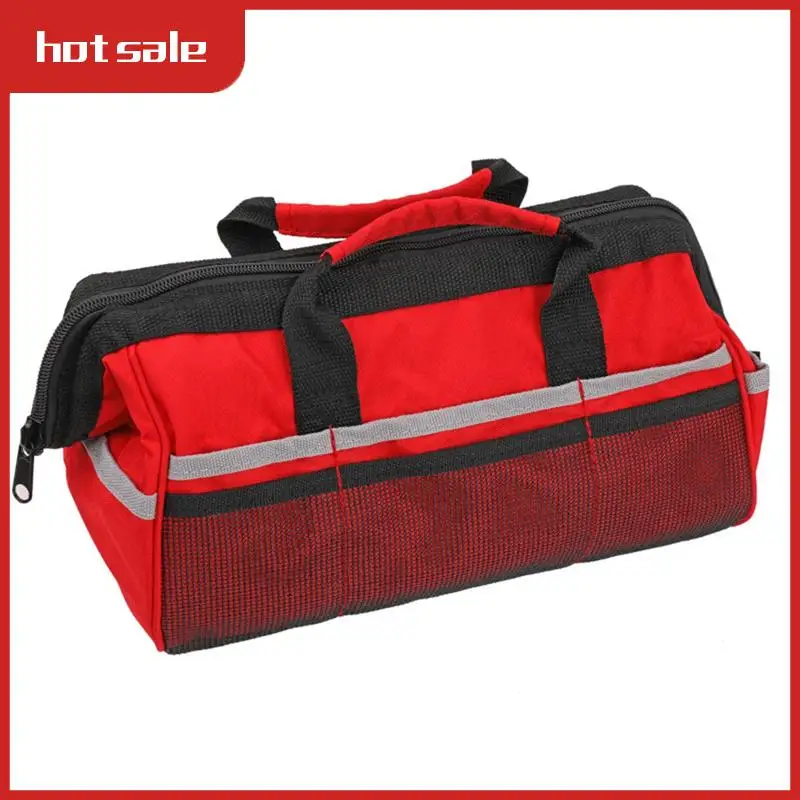 315Mm Canvas Tool Kit Outdoor Small Tool Kit Portable Tool Bag Electrician Woodworking Maintenance Tool Storage Bag Black+Red
315Mm Canvas Tool Kit Outdoor Small Tool Kit Portable Tool Bag Electrician Woodworking Maintenance Tool Storage Bag Black+Red