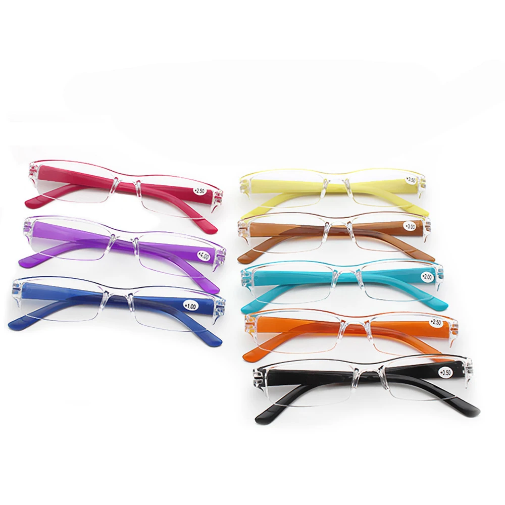 Men Reading Glasses Ultralight Women Prescription Glasses +1.0 To +4.0 Clear Glasses Colorful Eye Glasses New Presbyopia Glasses
Men Reading Glasses Ultralight Women Prescription Glasses +1.0 To +4.0 Clear Glasses Colorful Eye Glasses New Presbyopia Glasses