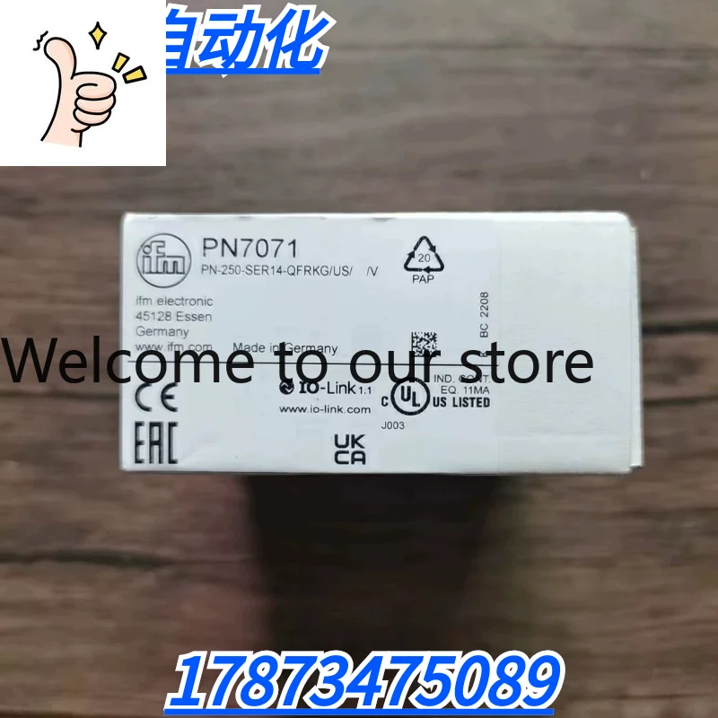 Brand New Original And Genuine IFM Yifumen PN7071 Pressure Sensor, Sold In Stock
Brand New Original And Genuine IFM Yifumen PN7071 Pressure Sensor, Sold In Stock