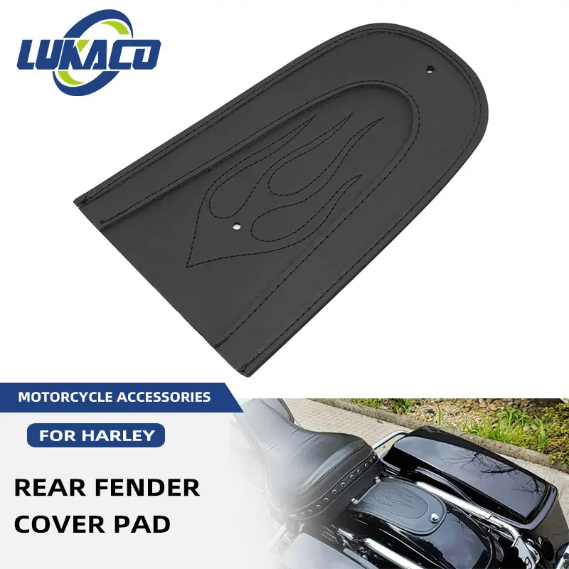 Motorcycle Black Flame Stitch Leather Rear Fender Cover Pad Accessories Fit For Harley Sportster 883 1200 2004-up
Motorcycle Black Flame Stitch Leather Rear Fender Cover Pad Accessories Fit For Harley Sportster 883 1200 2004-up