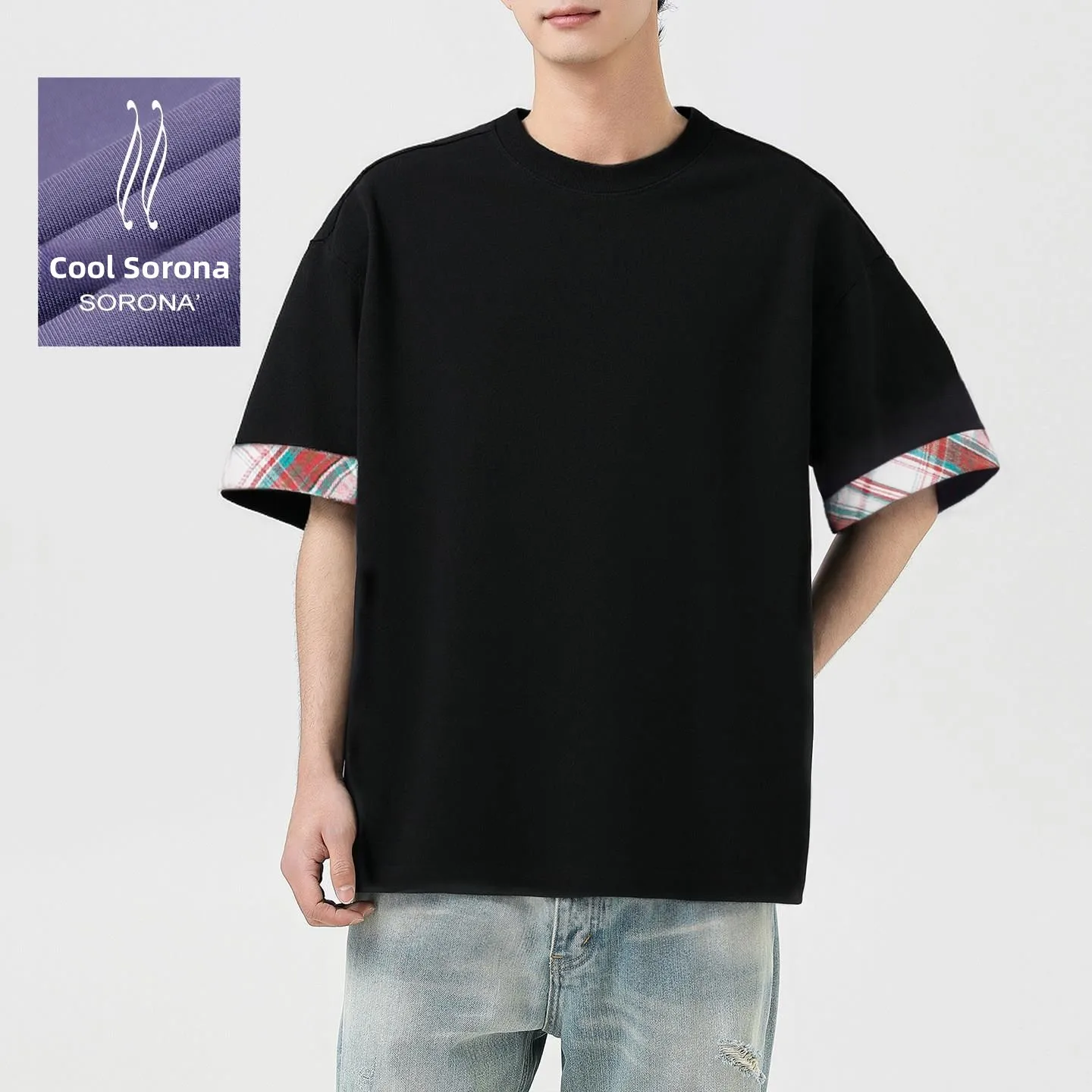 Cool Sensation Short Sleeve T-Shirt Men's Loose Casual Versatile Summer 2026 New Breathable round Neck Top Polyester Cotton B...
Cool Sensation Short Sleeve T-Shirt Men's Loose Casual Versatile Summer 2026 New Breathable round Neck Top Polyester Cotton B...