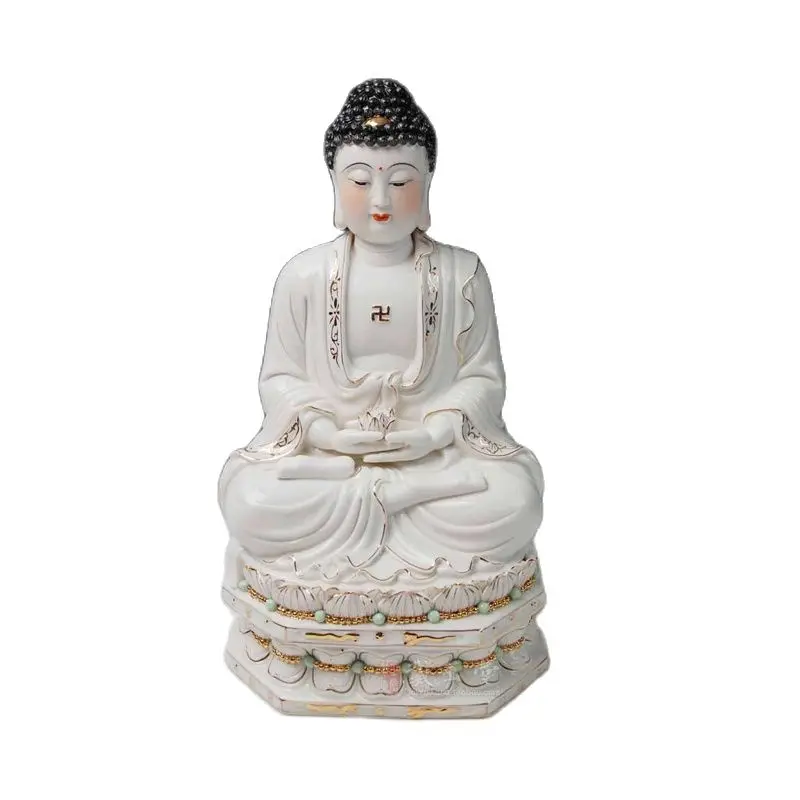 Sambo Buddha Sakyamuni Ceramic Figurine, Gold, Tathagata , Tathagata , Process Decoration
Sambo Buddha Sakyamuni Ceramic Figurine, Gold, Tathagata , Tathagata , Process Decoration