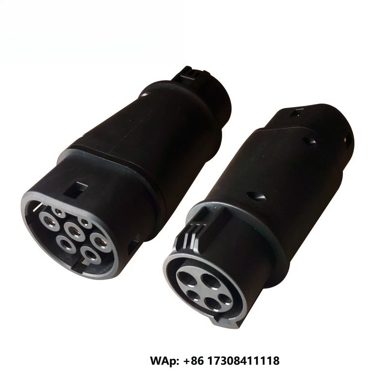 EV Adapter 32Amp SAE J1772 Plug Type 1 to Type 2 EV Male Socket EVSE Electric Vehicles Car Charger
EV Adapter 32Amp SAE J1772 Plug Type 1 to Type 2 EV Male Socket EVSE Electric Vehicles Car Charger
