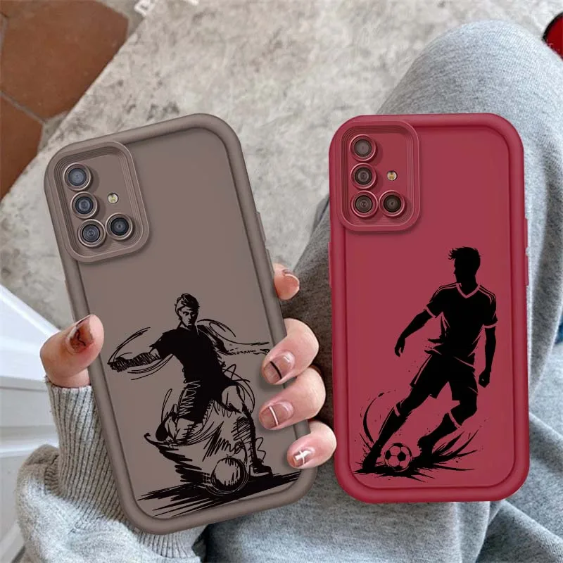 Handsome football Phone Case For Samsung A73 A72 A56 A55 A54 A53 A35 A32 A25 A24 A23 A21s A14 A05 5G Eye Ladder
Handsome football Phone Case For Samsung A73 A72 A56 A55 A54 A53 A35 A32 A25 A24 A23 A21s A14 A05 5G Eye Ladder