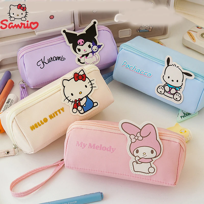 Sanrio Hello Kitty Kuromi Pencil Cases My Melody Cartoon Large Capacity Pen Bag Stationery Zipper Storage Pouch Student Supplies
Sanrio Hello Kitty Kuromi Pencil Cases My Melody Cartoon Large Capacity Pen Bag Stationery Zipper Storage Pouch Student Supplies