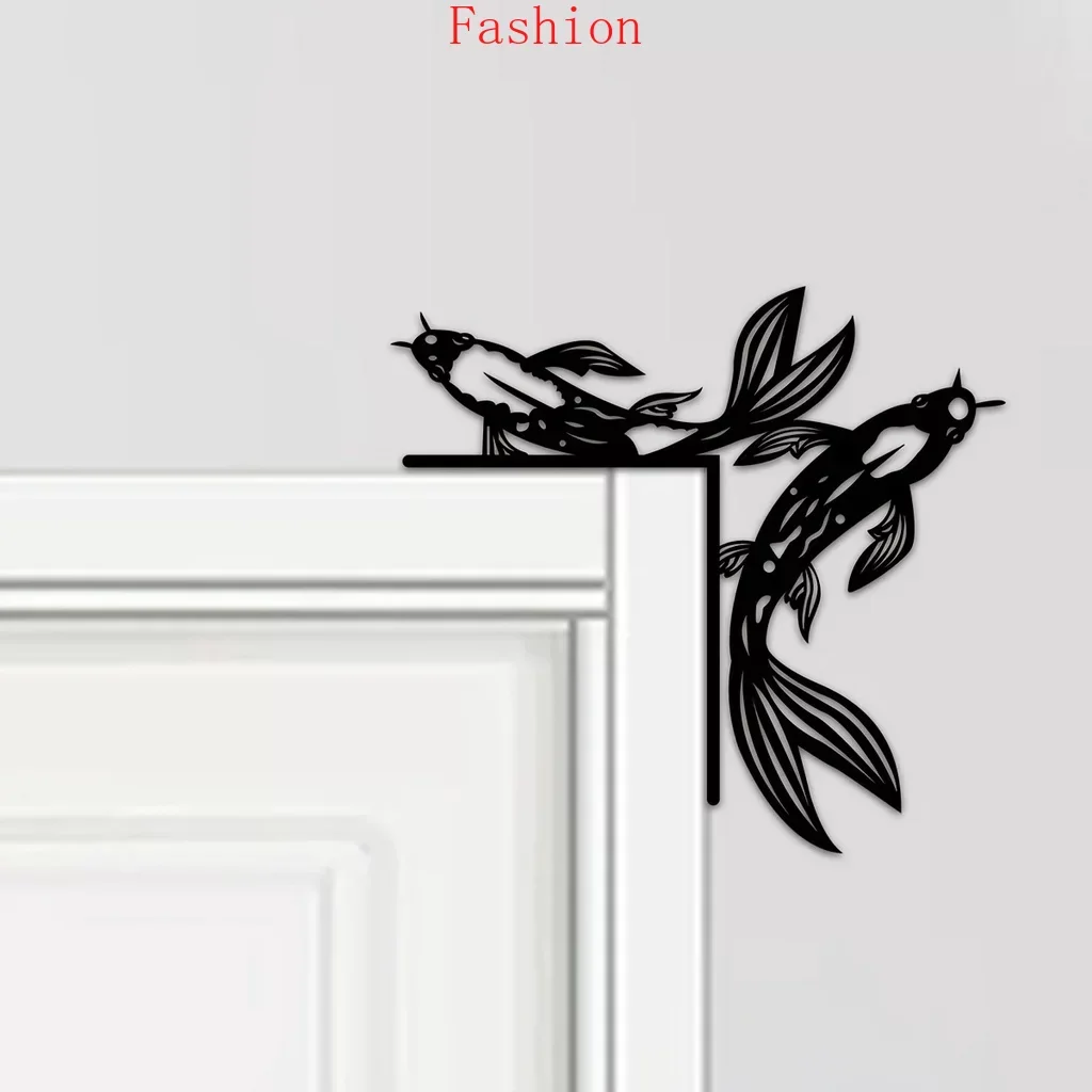 1pc Carp Home Decorative Wall Stickers Door Corner Decoration Door Frame Corner Decoration Art Metal Wall Hanging Decor
1pc Carp Home Decorative Wall Stickers Door Corner Decoration Door Frame Corner Decoration Art Metal Wall Hanging Decor