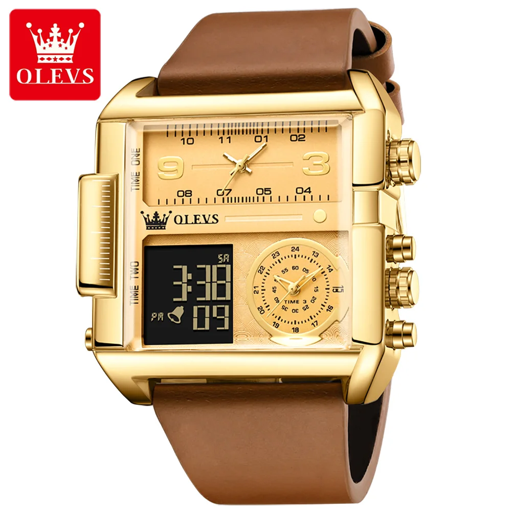 OLEVS 2022 Electronic Watches Men Business Dress Waterproof Wristwatch Men Luxury Breathable Leather Sports Reloj Male Gifts
OLEVS 2022 Electronic Watches Men Business Dress Waterproof Wristwatch Men Luxury Breathable Leather Sports Reloj Male Gifts