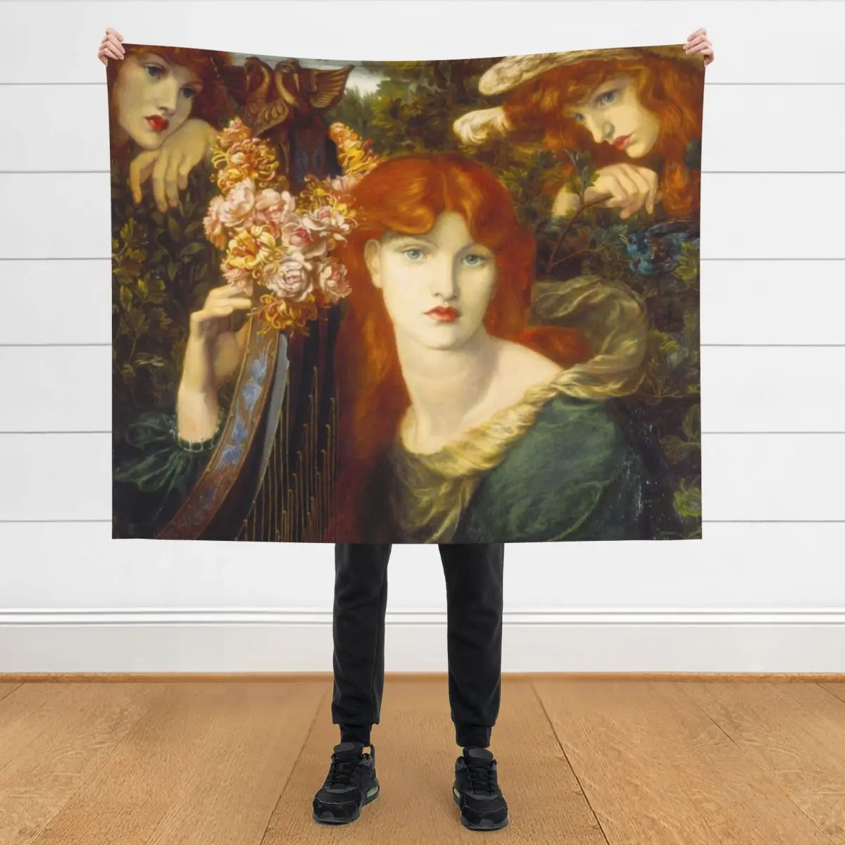 La Ghirlandata (1873) by Dante Gabriel Rossetti Throw Blanket Luxury Brand Soft cosplay anime Winter beds Blankets
La Ghirlandata (1873) by Dante Gabriel Rossetti Throw Blanket Luxury Brand Soft cosplay anime Winter beds Blankets