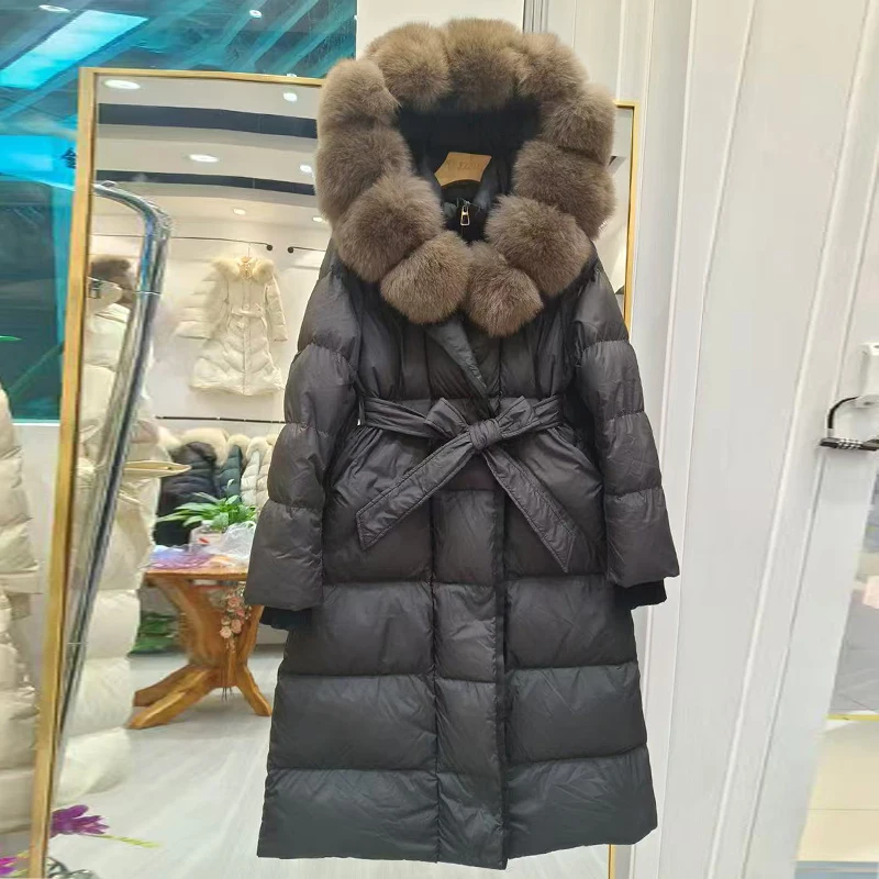 Женская верхняя одежда средней длины до колена с меховым воротником и поясом, закрывающая талию, верхняя одежда Faion
Женская верхняя одежда средней длины до колена с меховым воротником и поясом, закрывающая талию, верхняя одежда Faion