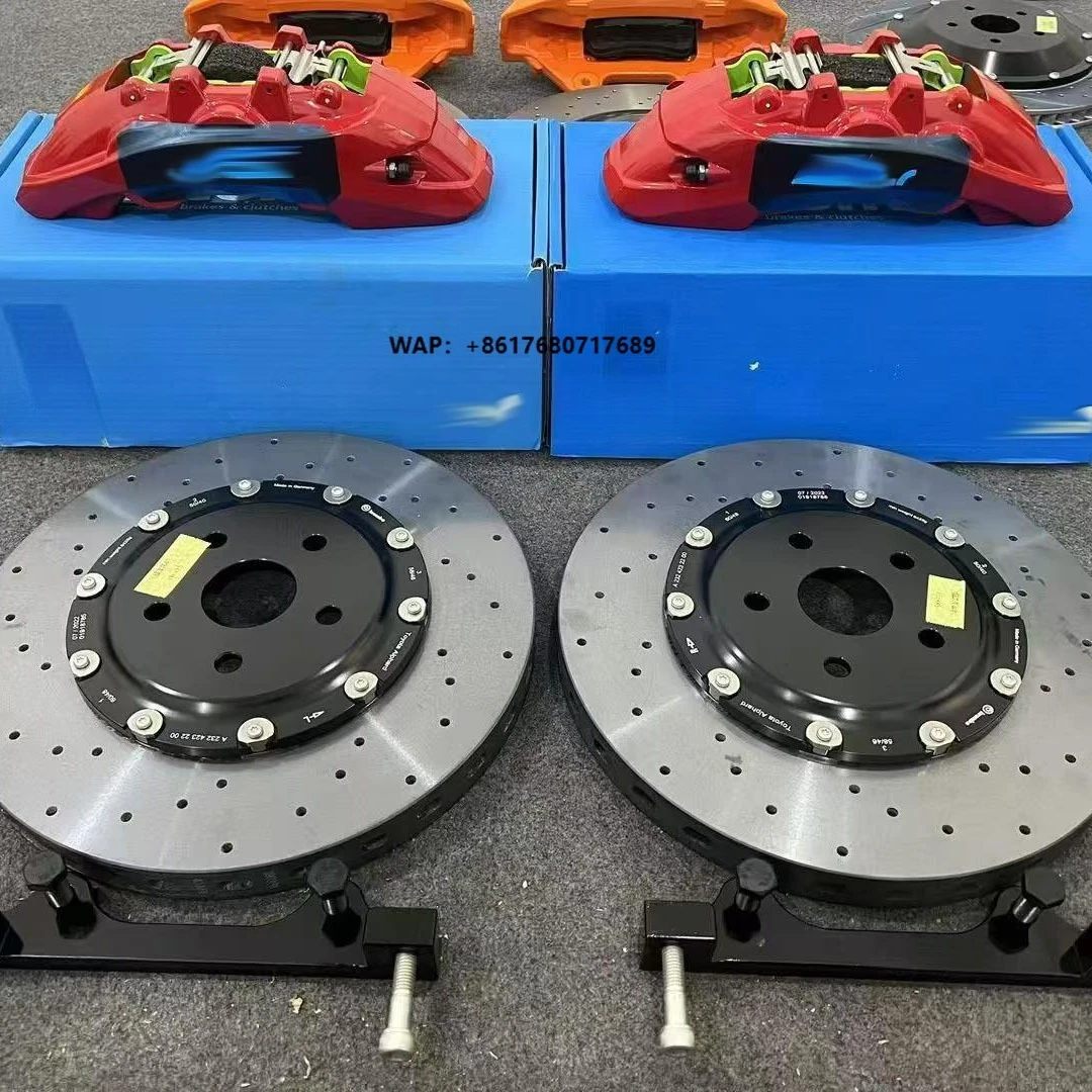 New Upgraded For Alcon RC6 6 Piston Brake Caliper Kit 400x36mm Drilled Disc Top Performance Big Brake System fits Benz
New Upgraded For Alcon RC6 6 Piston Brake Caliper Kit 400x36mm Drilled Disc Top Performance Big Brake System fits Benz