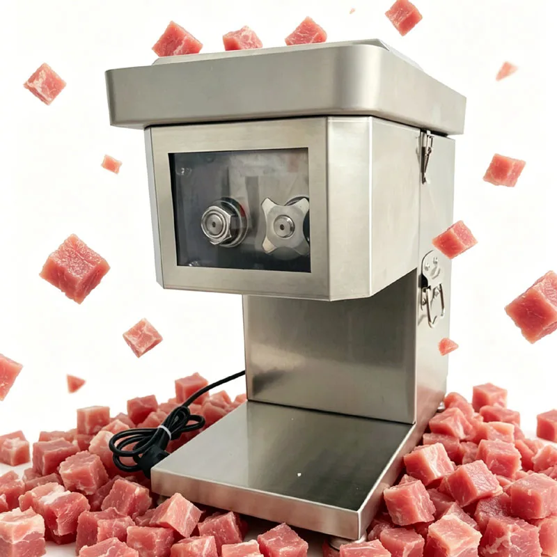 Commercial Stainless Steel Fresh Meat Slicer Multifunctional Electric Meat Cutting Machine For Slicing Shredding And Diced Meat
Commercial Stainless Steel Fresh Meat Slicer Multifunctional Electric Meat Cutting Machine For Slicing Shredding And Diced Meat