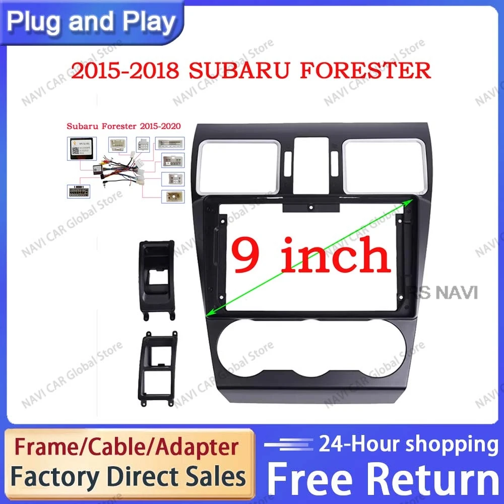 Автомобильный радиоприемник NAVI, 9 дюймов, для Subaru Forester 2016, 2017, 2018, видеопанель, проигрыватель, аудиоприемник, 2 Din, рамка, комплект для крепления приборной панели
Автомобильный радиоприемник NAVI, 9 дюймов, для Subaru Forester 2016, 2017, 2018, видеопанель, проигрыватель, аудиоприемник, 2 Din, рамка, комплект для крепления приборной панели