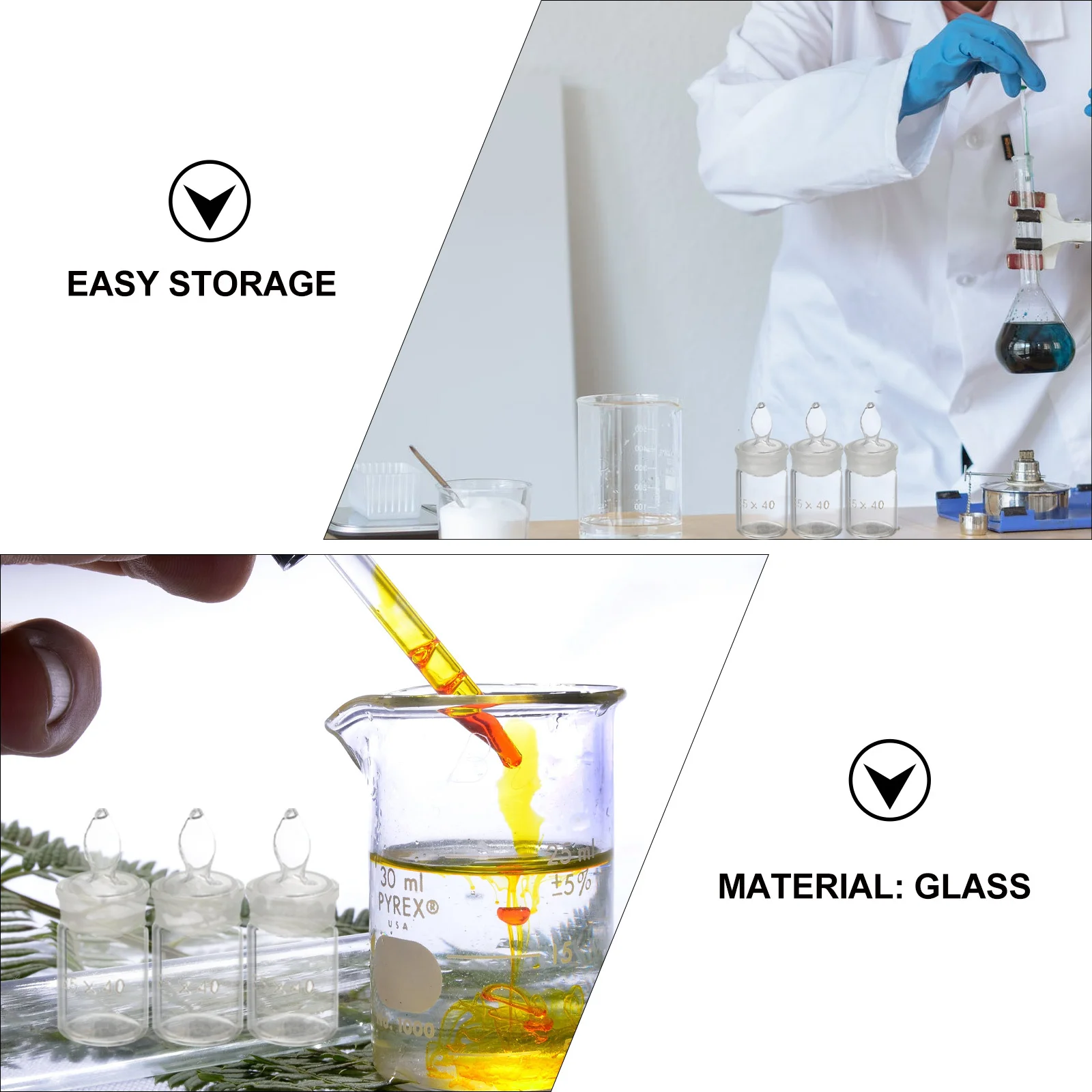 2 шт. низкая форма взвешивания бутылки 25x40 мм герметичная бутылка для точного взвешивания химических образцов и хранения ароматов
2 шт. низкая форма взвешивания бутылки 25x40 мм герметичная бутылка для точного взвешивания химических образцов и хранения ароматов