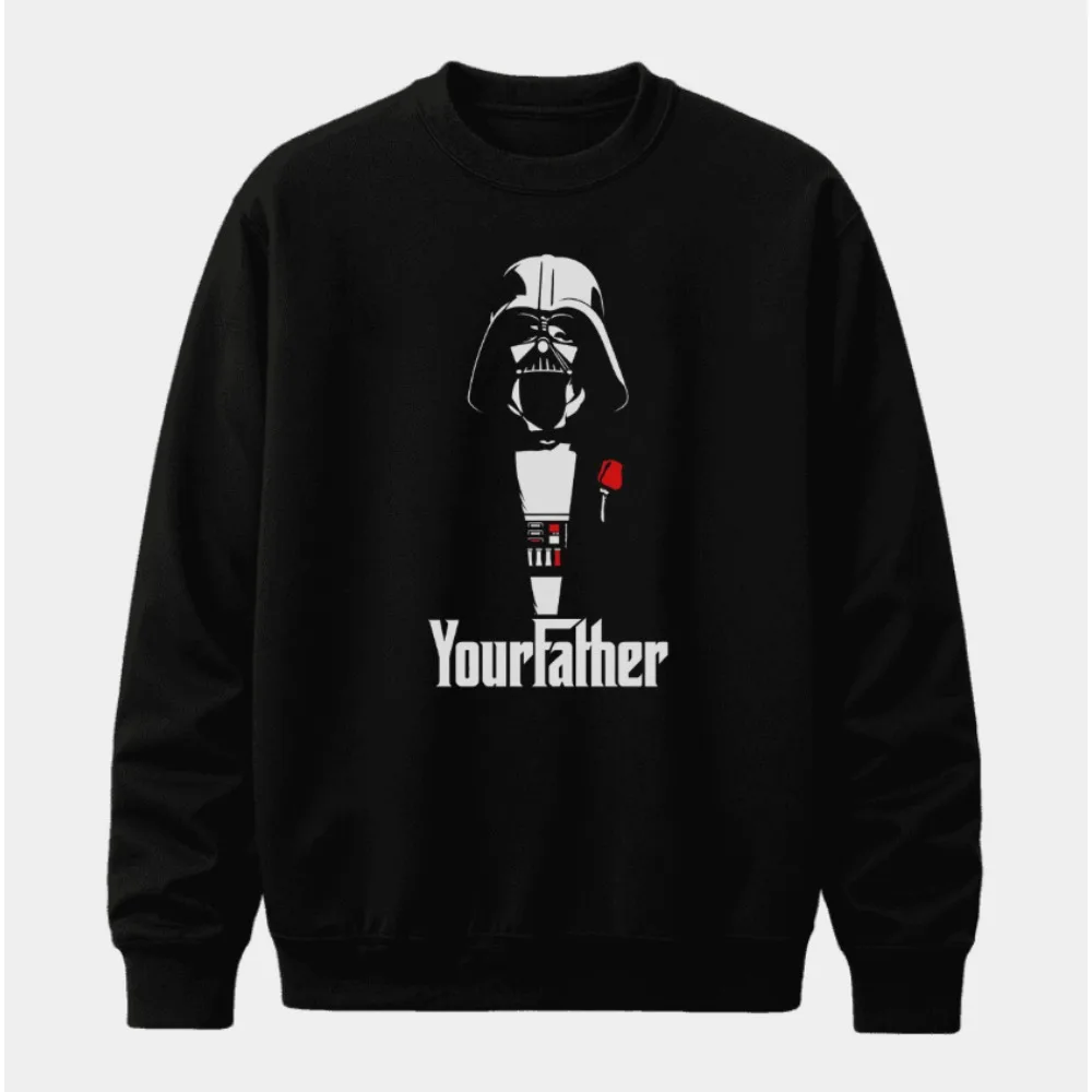 Мужской и женский свитер с периферийным принтом «Звездные войны» 2022, американский осенний модный спортивный свободный удобный свитер для пар 
Мужской и женский свитер с периферийным принтом «Звездные войны» 2022, американский осенний модный спортивный свободный удобный свитер для пар