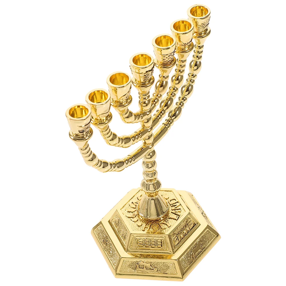 7 -Branch Candlesticks Flickering Holder Decorative Ornaments Jewish For Desktop
7 -Branch Candlesticks Flickering Holder Decorative Ornaments Jewish For Desktop