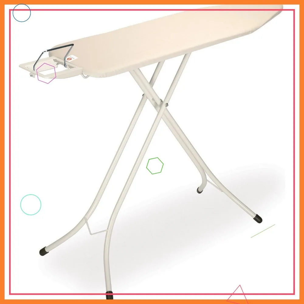 Medium Ironing Board 49x15" Adjustable Height 27-38" with Steam Iron Rest, Anti-Collapse Lock, Non-Slip Feet, Easy Fold
Medium Ironing Board 49x15" Adjustable Height 27-38" with Steam Iron Rest, Anti-Collapse Lock, Non-Slip Feet, Easy Fold