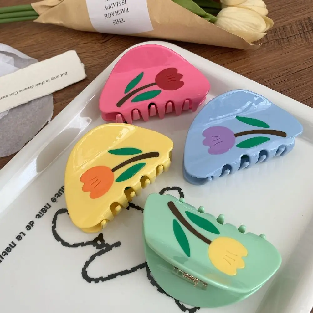 Cute Rhinestone Tulip Flower Hair Claw Barrette Hairpin Acetic Acid Shark Clip Geometry Headwear Back Head Hair Grab Streetwear
Cute Rhinestone Tulip Flower Hair Claw Barrette Hairpin Acetic Acid Shark Clip Geometry Headwear Back Head Hair Grab Streetwear