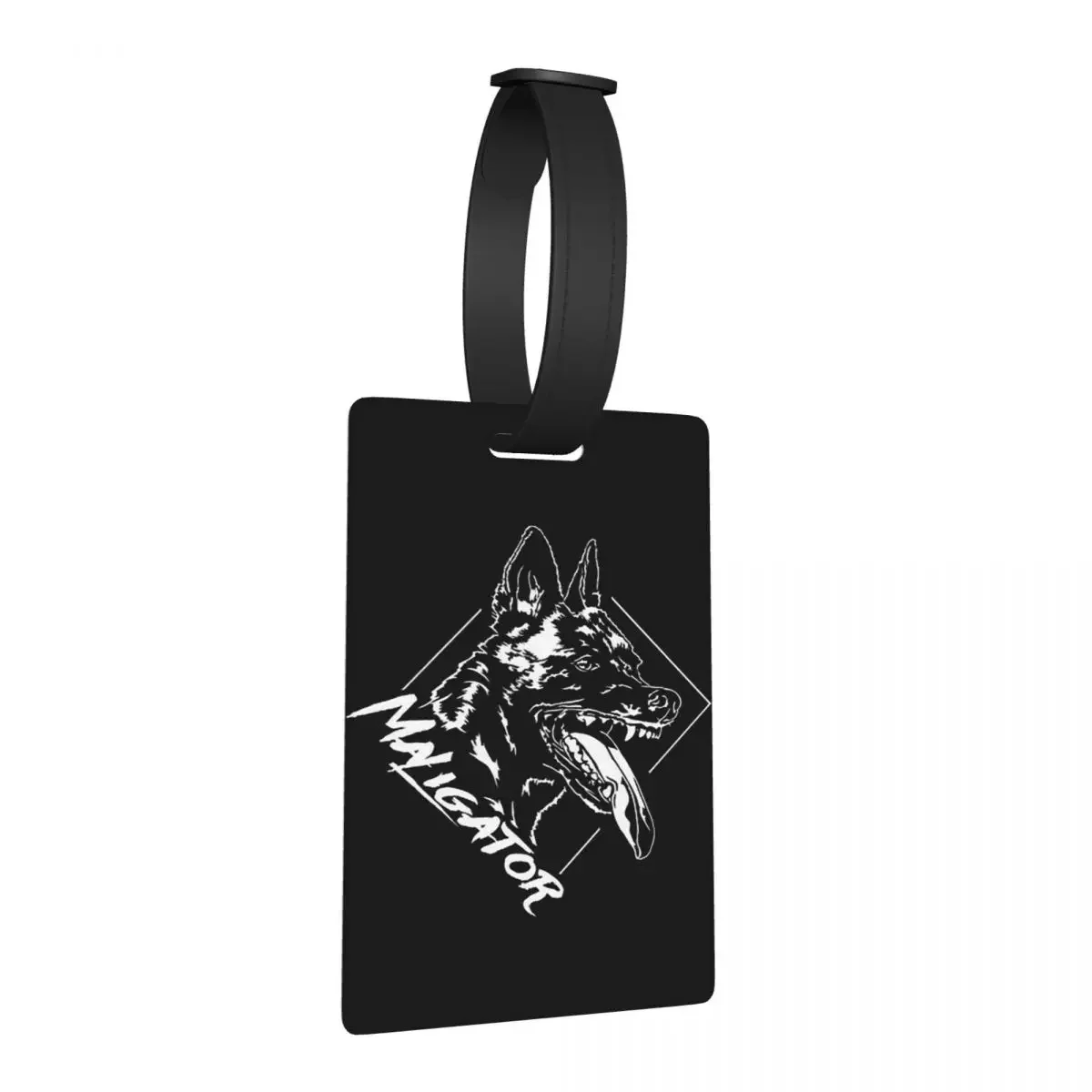 Maligator Belgian Shepherd Dog Malinois Portrait Luggage Tags Suitcase Travel Baggage Boarding Tag Label Holder ID Name Address
Maligator Belgian Shepherd Dog Malinois Portrait Luggage Tags Suitcase Travel Baggage Boarding Tag Label Holder ID Name Address