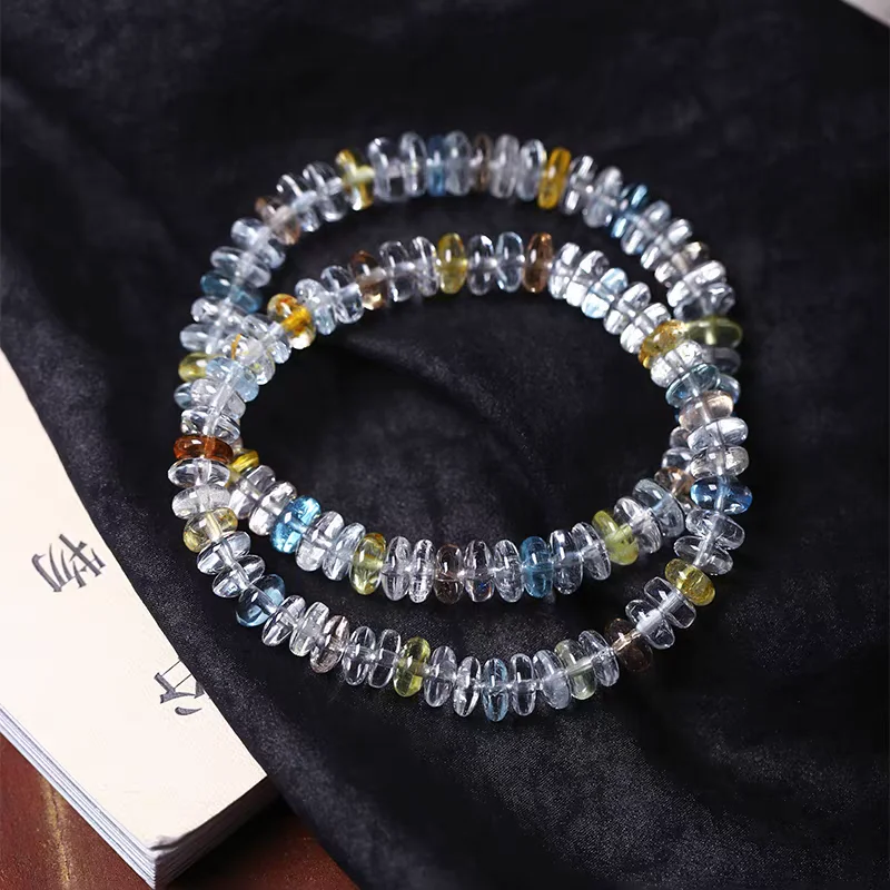 Natural Colorful Topaz Clear Abacus Beads Bracelet 8mm Yellow Red Blue Topaz Stretch Jewelry Healing 9mm 10mm 11mm AAAAAA
Natural Colorful Topaz Clear Abacus Beads Bracelet 8mm Yellow Red Blue Topaz Stretch Jewelry Healing 9mm 10mm 11mm AAAAAA