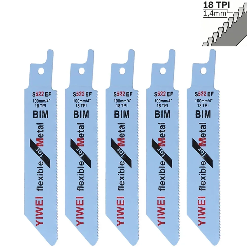 5pcs S522EF 100mm HCS Reciprocating Saw Blade Jigsaw Blade For Wood Metal Plastic PVC Tube Cutting Power Tools Accessories
5pcs S522EF 100mm HCS Reciprocating Saw Blade Jigsaw Blade For Wood Metal Plastic PVC Tube Cutting Power Tools Accessories