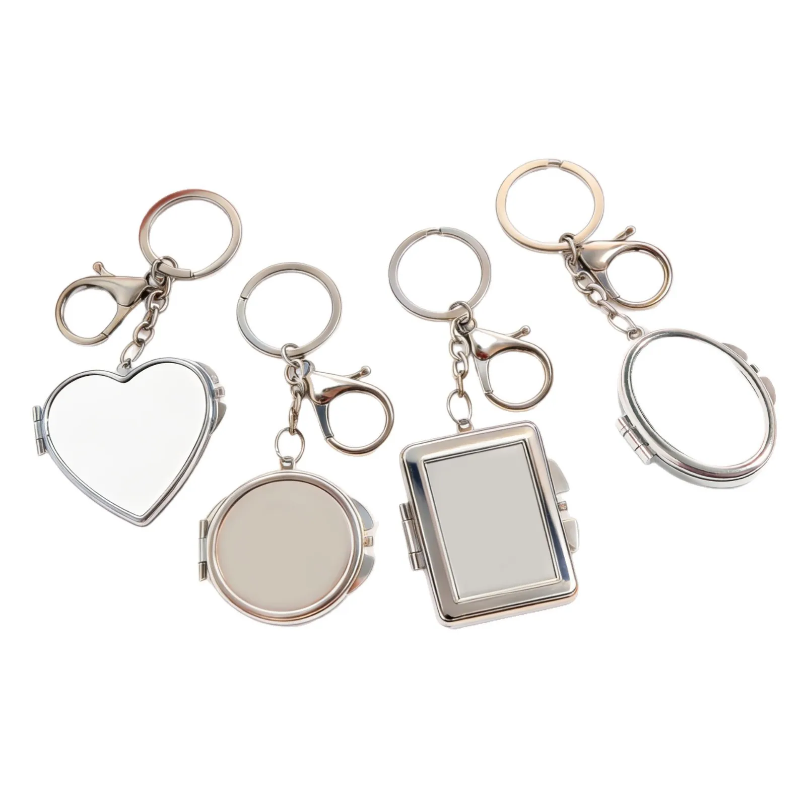 Portable Foldable Mini Makeup Mirror Keychain Heart Oval Square Blank DIY Compact Pocket Cosmetic Mirror Exquisite Bag Charm
Portable Foldable Mini Makeup Mirror Keychain Heart Oval Square Blank DIY Compact Pocket Cosmetic Mirror Exquisite Bag Charm