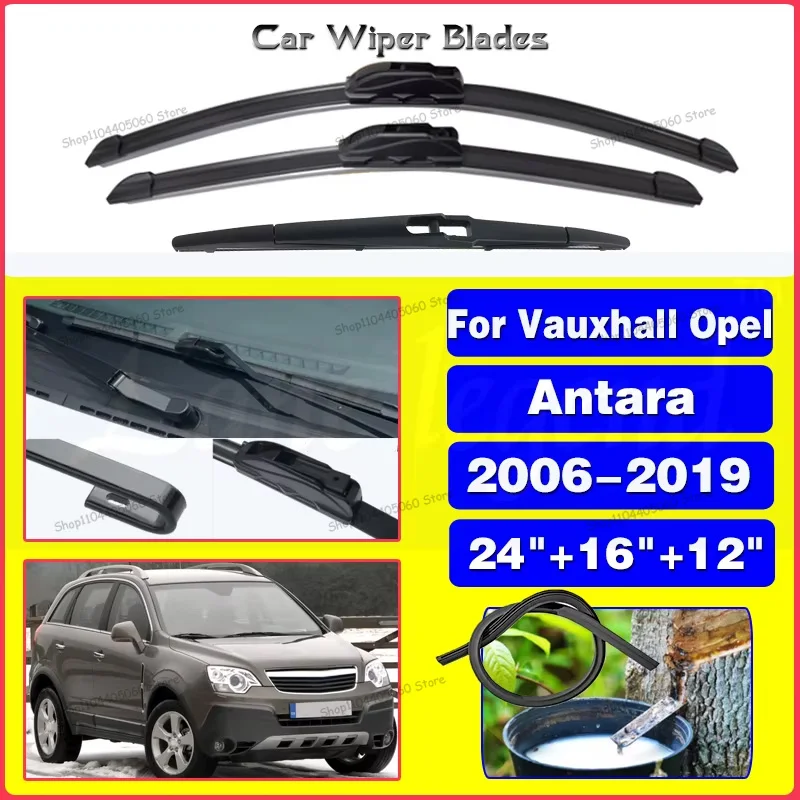 Car Wiper Front & Rear Wiper Blades Set Kit For Vauxhall Opel Antara 2006 - 2019 Windshield Windscreen Window 24"+16"+12"
Car Wiper Front & Rear Wiper Blades Set Kit For Vauxhall Opel Antara 2006 - 2019 Windshield Windscreen Window 24"+16"+12"