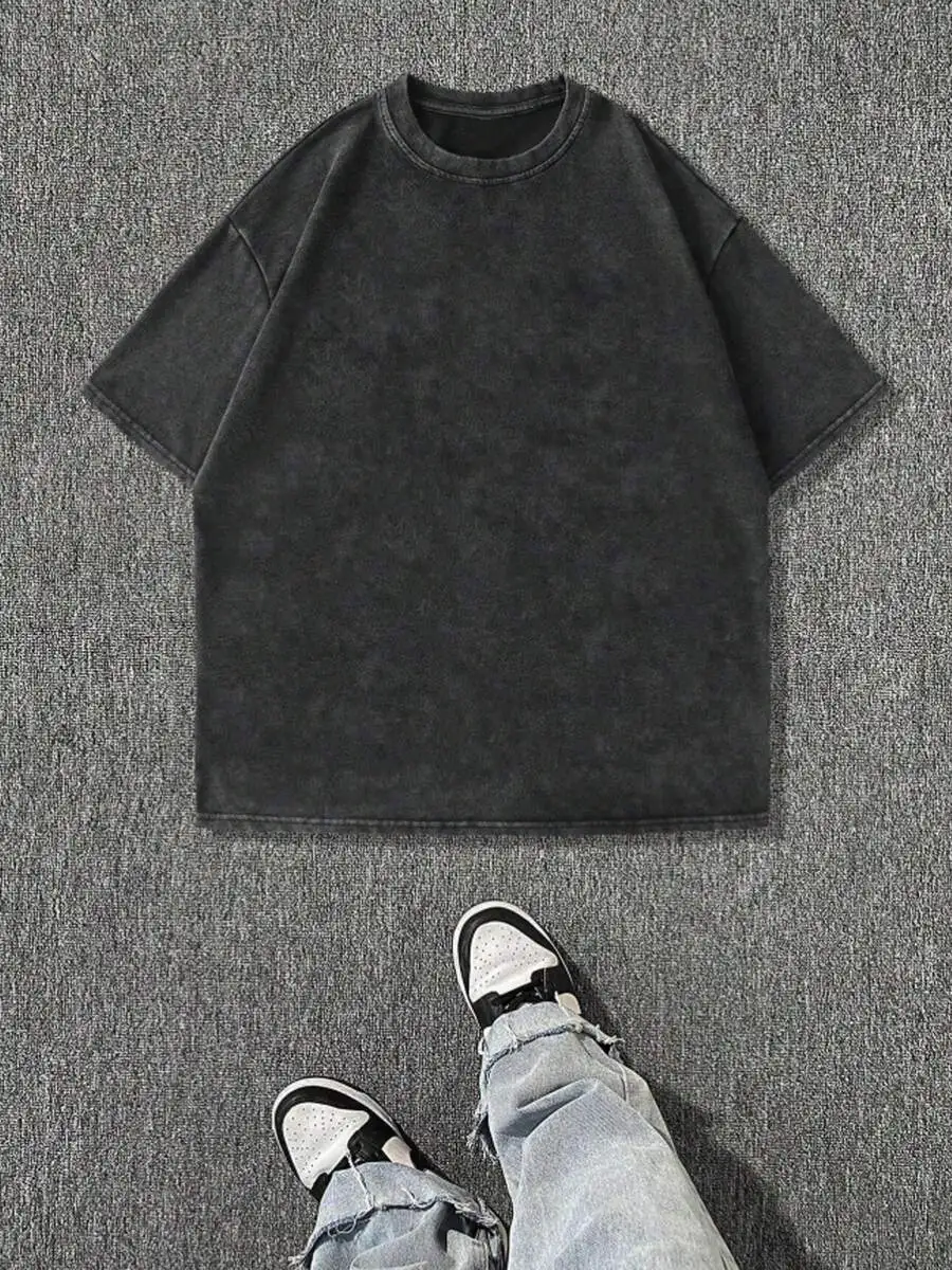 Mens Casual Short Sleeve T-Shirt 100% Cotton Relaxed Fit Solid Black Tee
Mens Casual Short Sleeve T-Shirt 100% Cotton Relaxed Fit Solid Black Tee