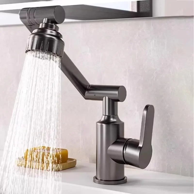 Kitchen Faucet 1080° Swivel Kitchen Sink Faucet Bathroom Sink Faucet Basin Faucet Multifunction Cold and Hot Water Tap
Kitchen Faucet 1080° Swivel Kitchen Sink Faucet Bathroom Sink Faucet Basin Faucet Multifunction Cold and Hot Water Tap