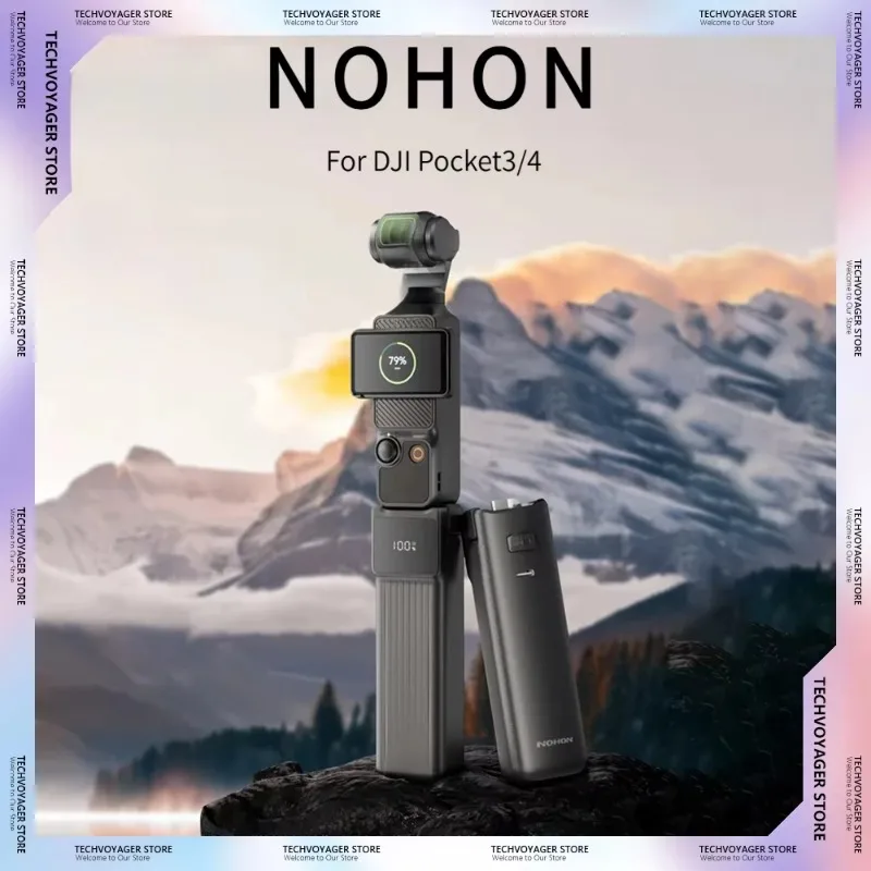 Nuoxi 10000mAh Battery Handle For DJI Pocket3/4 Camera Tripod Hand Grip Holder Mount Super Long Battery Life For DJI Accessory
Nuoxi 10000mAh Battery Handle For DJI Pocket3/4 Camera Tripod Hand Grip Holder Mount Super Long Battery Life For DJI Accessory