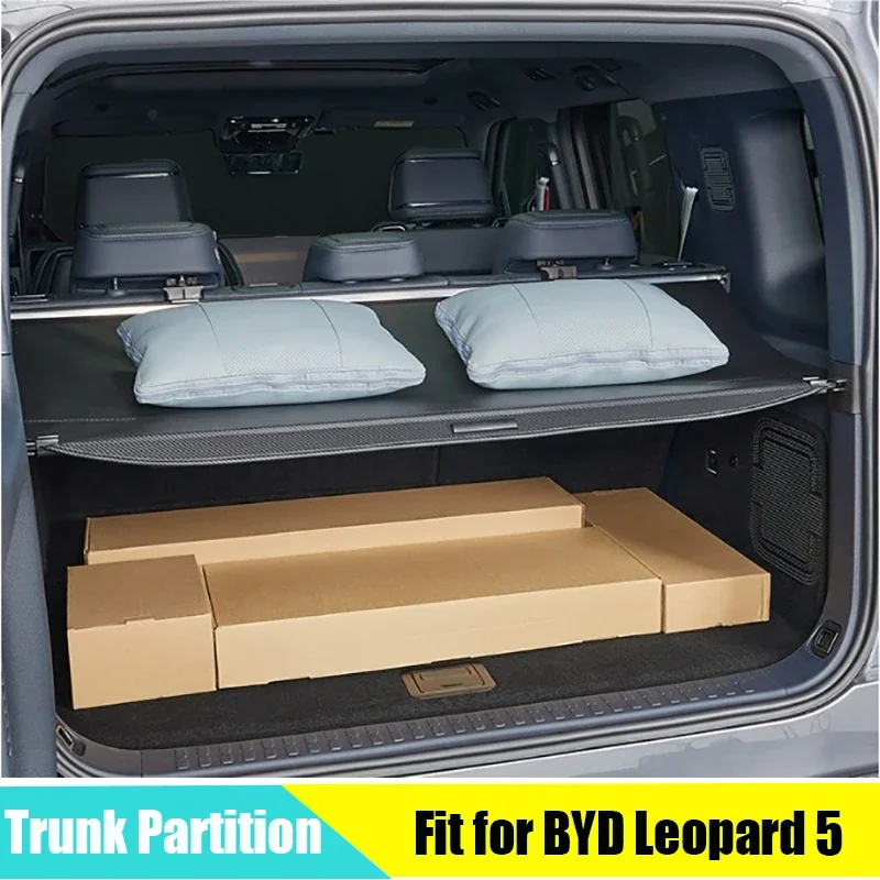 Car Trunk Partition Fit for BYD Leopard 5 2023 2024 Modified Rear Compartment Partition Panel Car Interior Accessories
Car Trunk Partition Fit for BYD Leopard 5 2023 2024 Modified Rear Compartment Partition Panel Car Interior Accessories