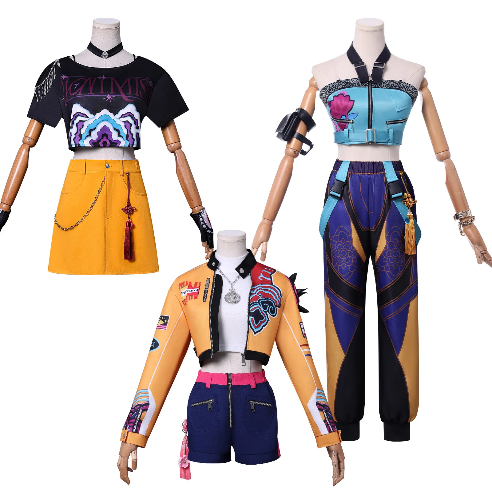 Halloween K-Pop Demon Hunters Rumi Cosplay Costume Wig Uniform Halloween Carnival Party Christmas Play Role Clothes Women 2025
Halloween K-Pop Demon Hunters Rumi Cosplay Costume Wig Uniform Halloween Carnival Party Christmas Play Role Clothes Women 2025