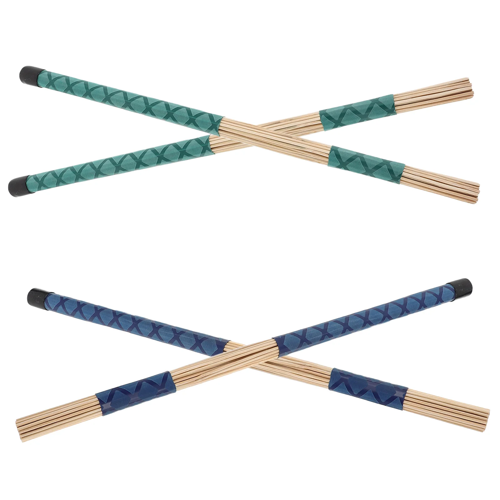 2Pairs Jazz Drum Brushes Drumsticks Comfortable Grip Enhanced Tone Acoustic Practice Drummers Percussion Sticks Blue Green
2Pairs Jazz Drum Brushes Drumsticks Comfortable Grip Enhanced Tone Acoustic Practice Drummers Percussion Sticks Blue Green