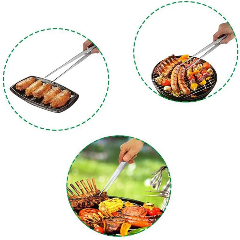 ELEG-4PCS Kitchen Tweezers Grill Tongs Stainless Steel Long Chef Food Clip BBQ Meat Beef Tong Bar Bartending Tweezer 30Cm
ELEG-4PCS Kitchen Tweezers Grill Tongs Stainless Steel Long Chef Food Clip BBQ Meat Beef Tong Bar Bartending Tweezer 30Cm