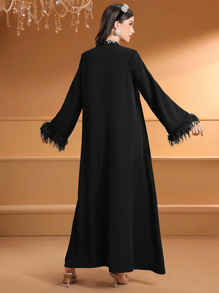 Ид Джеллаба с бриллиантами Abbayas для женщин Мусульманские платья с кисточками Ислам Джалабия Турция Кафтан Кафтан Марокаин Femme Robe Kebaya New
Ид Джеллаба с бриллиантами Abbayas для женщин Мусульманские платья с кисточками Ислам Джалабия Турция Кафтан Кафтан Марокаин Femme Robe Kebaya New