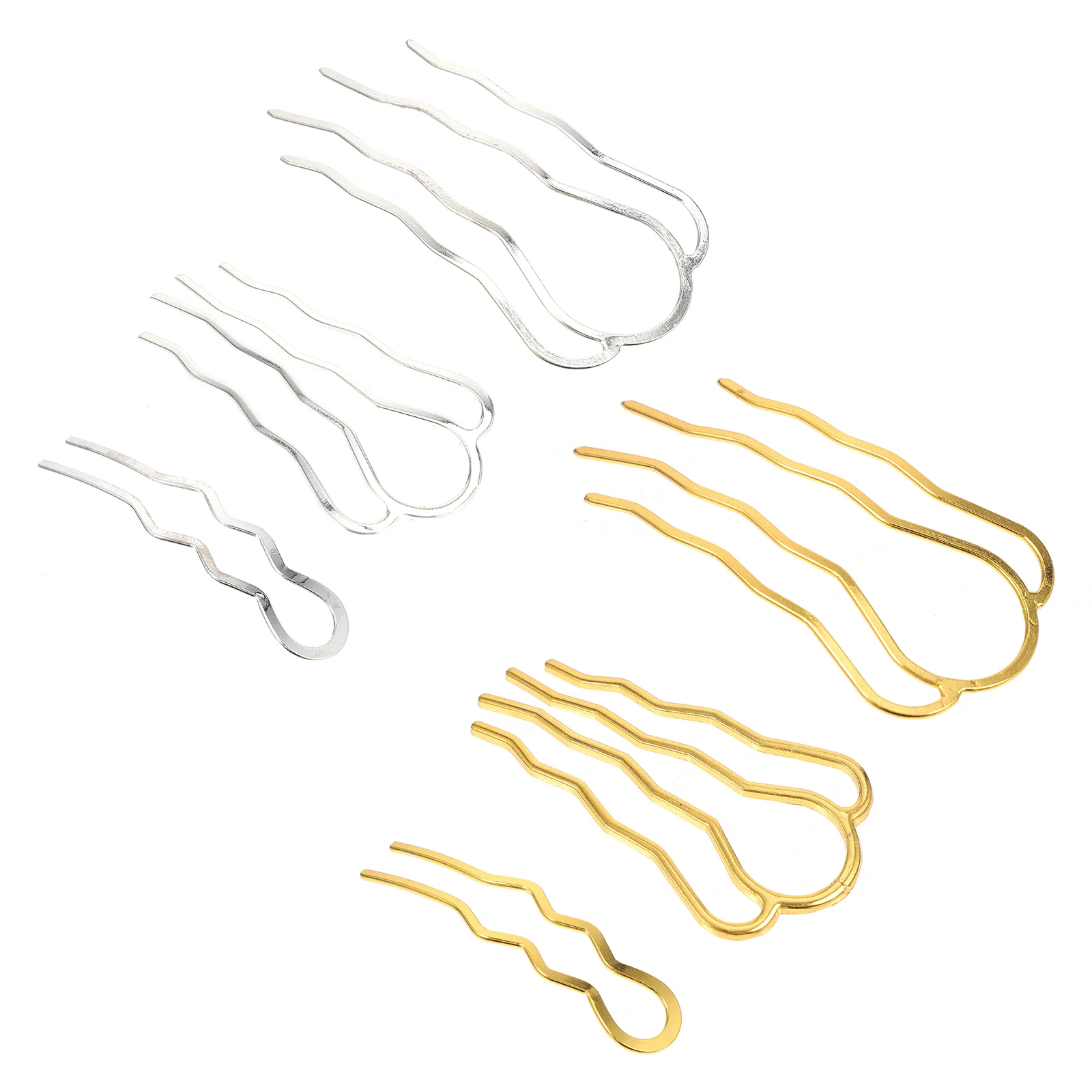 6 Pcs Simple U-shaped Hairpin Barrettes Decorative Clips for Women Claw Womens Pure Copper
6 Pcs Simple U-shaped Hairpin Barrettes Decorative Clips for Women Claw Womens Pure Copper