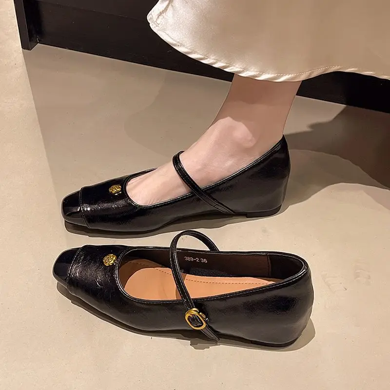 French Vintage Mary Jane Flat Shoes 2026 New Chunky Heel Soft Non Slip Women Daily Commute Elegant
French Vintage Mary Jane Flat Shoes 2026 New Chunky Heel Soft Non Slip Women Daily Commute Elegant