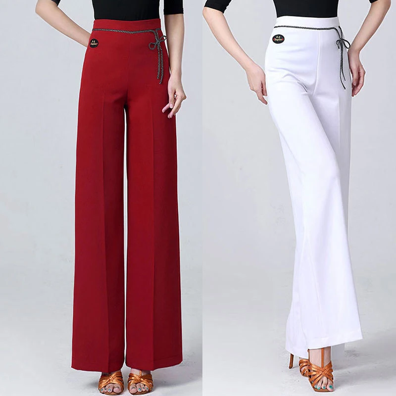 Women Latin Dance Pants Square Dancing Long Trousers Yoga Fitness Aerobics Pants Ballroom Practice Stage Performance Costume
Women Latin Dance Pants Square Dancing Long Trousers Yoga Fitness Aerobics Pants Ballroom Practice Stage Performance Costume
