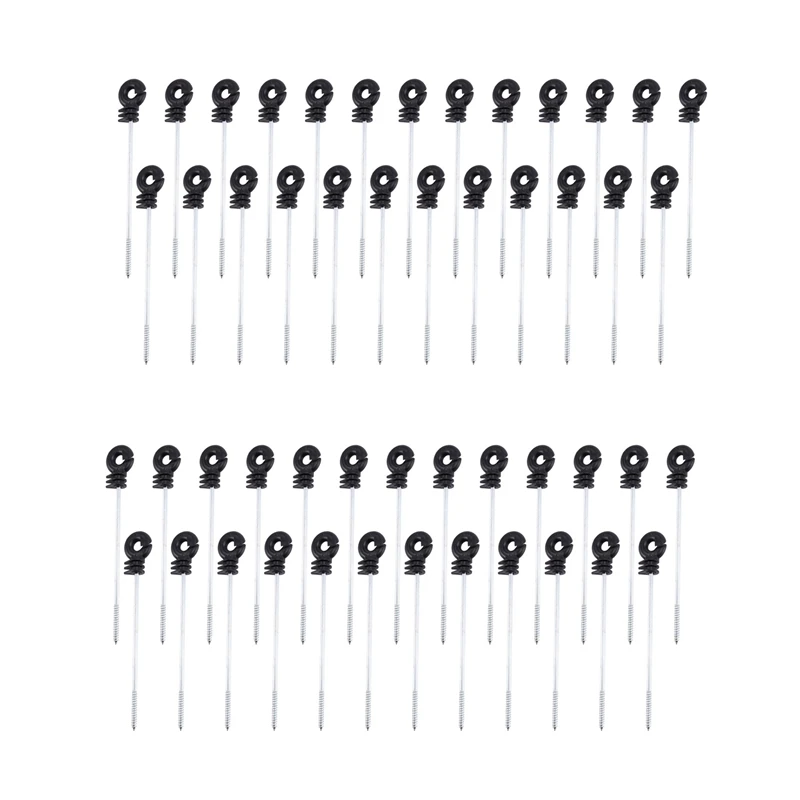 50 PCS Electric Fence Distance Insulators, Plastic Ring Insulators Long Distance Screw For Wooden Post
50 PCS Electric Fence Distance Insulators, Plastic Ring Insulators Long Distance Screw For Wooden Post