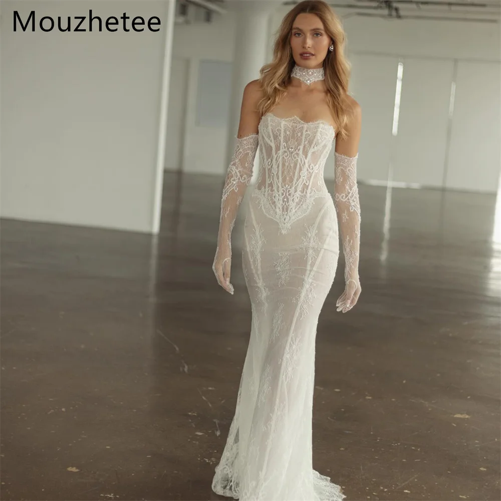 Свадебное платье Mouzhetee Mermaid Classic без бретелек, кружевное, элегантное, длинное, из атласа, на заказ, 2025
Свадебное платье Mouzhetee Mermaid Classic без бретелек, кружевное, элегантное, длинное, из атласа, на заказ, 2025